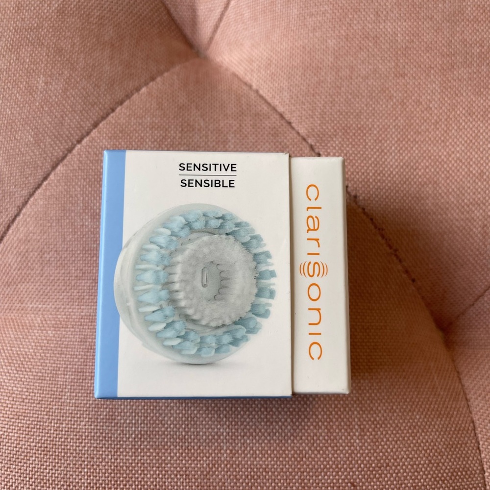 Clarisonic sensitive brush. Brand new in box, never opened.